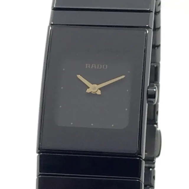 RADO Diastar Ceramica S 27x21mm (Sehr gut / Excellent) Keramik Damenuhr