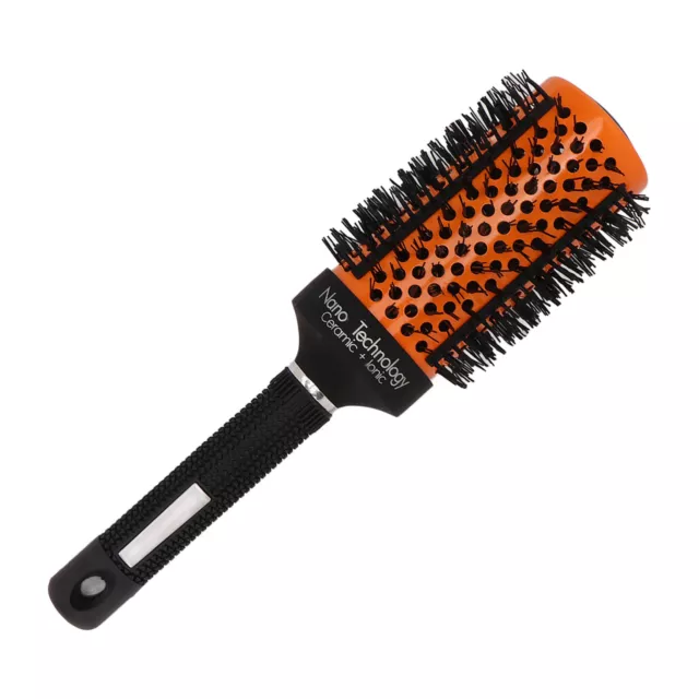 Hair Curling Round Brush Portable Home Hair Salon Beard Barrel Brush IDS