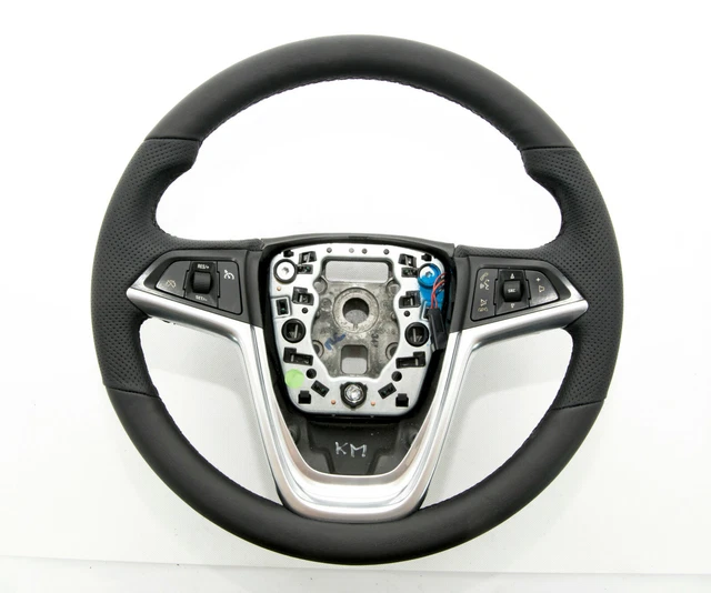 Auto Couvre Volant Pour Opel Astra J 2009-2015,Fibre De Carbone Cuir