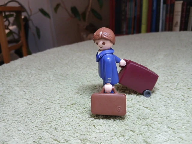 Table D'aéroport Playmobil Verte Pieds Gris Réf. 3186 - Lot Avec Défaut, Occasion - Pièce De Collection