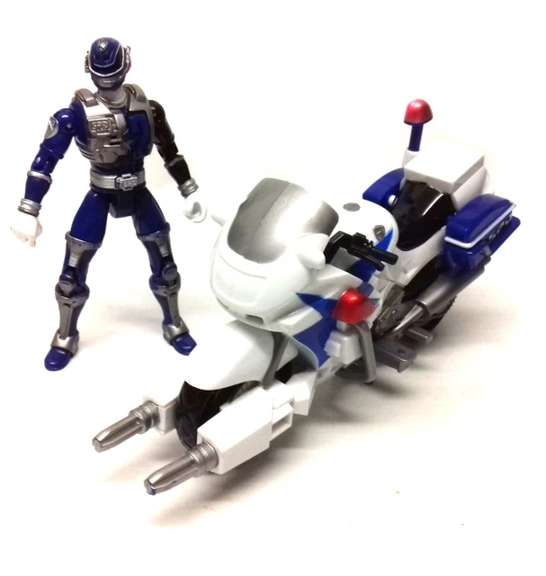 MORPHIN POWER RANGERS SPD Combinable Police Bike vehicle & toy figure ...