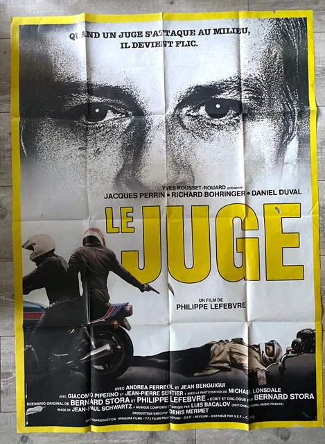 ANCIENNE AFFICHE DE Cinéma 1984 Le Juge 157x115 EUR 10,00 PicClick FR