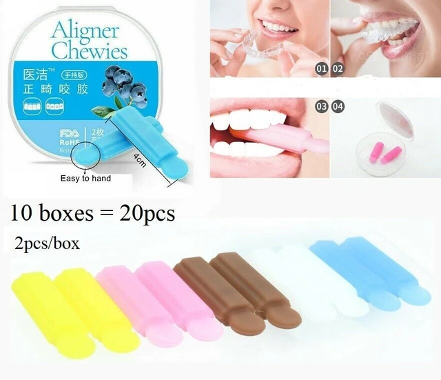 YIGATE Dental Aligner Chewies Retainer Orthodontics Teeth Braces Soft Hard Tray