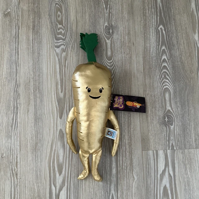 Aldi Kevin The Carrot Gold Plush Christmas Toy Collectible 2023 Limited Edition