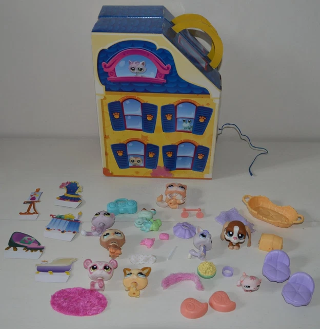 Pets house maison carton KMART 9 animaux My Littlest Pet shop