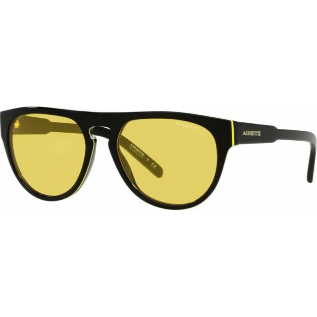 Arnette Men's 56mm Black/Yellow/black Sunglasses AN4282-121585-56