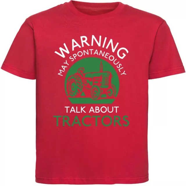 T-shirt MAY SPONTALLY TALK ABOUT TRACTORS BAMBINI > Fun Farm Top bambini 6