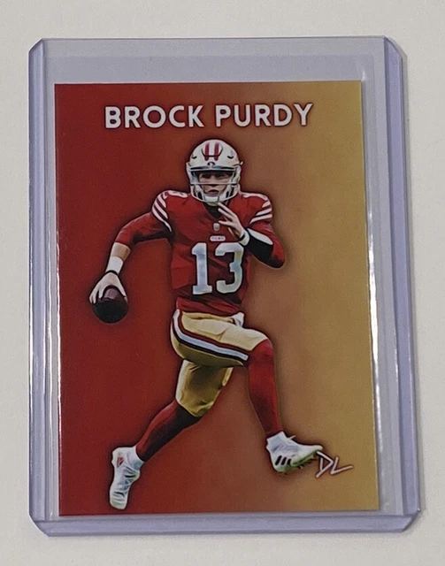 BROCK PURDY LIMITED Edition Artist Signed San Francisco 49ers Trading