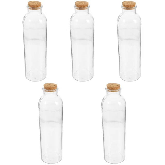 5x botella de plantas jarrón de vidrio decoración de mesa pro plantas decoración hágalo usted mismo