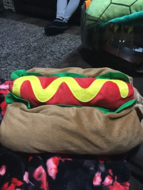 Used Once Hotdog Plush Dog Costume With Staps Very Easy To Put On 
