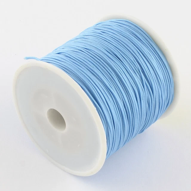 15m De Fil Nylon Bleu 0,5mm Pour Macramé, Bijoux Shamballa Et Bracelets - Idéal Créations DIY