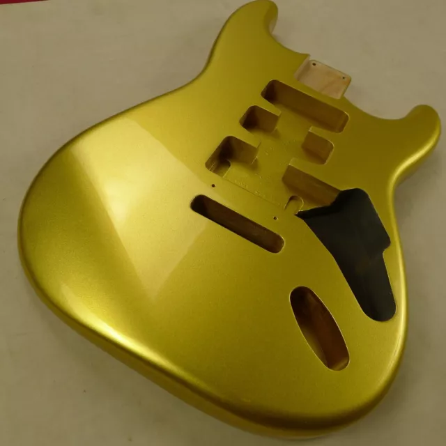 3 pcs North American Alder Strat Stratocaster Guitar Body HSS Gold  ≦1.8kg UK