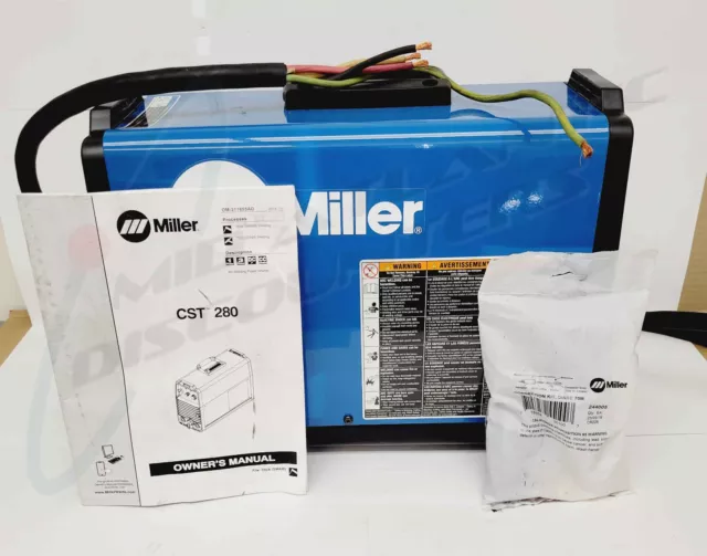 Miller 907244 CST 280 CST-280 Arc Welder Stick Tig Parts Missing