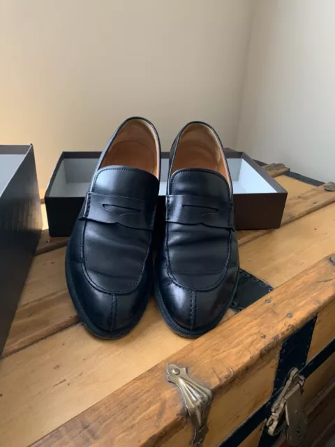 Gucci Black Leather Loafers Men's Size 9.5 Rubber Green & Red Soles Cirano Gucci Black Leather Loafers Men's Size 9.5 Rubber Green & Red Soles Cirano