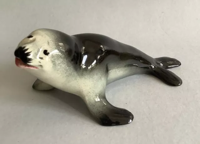 Vintage 1950 / 1960s Weatherby Hanley England Zookie Seal Figurine