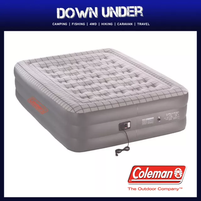 Coleman Quickbed Airbed Double High Queen With 240V Pump