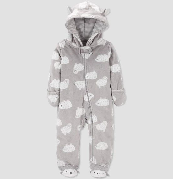Baby Sheep Jacket - Just One You made by carter's Gray 6M