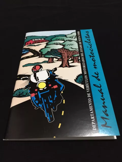 New York State Motorcycle Driver's Manual   Educational Book, In Spanish,