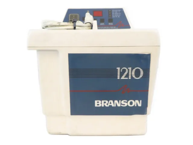 Branson 1210R-DTH Heated Ultrasonic Cleaner Bransonic 1210 Tested Working