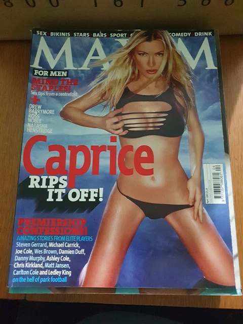 MAXIM MAGAZINE APRIL 2002 Issue 84 Adriana Karembeu / Billy