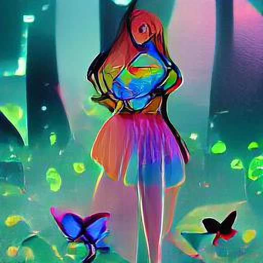 NFT ART "Butterflies I" by Aaustin Bornman