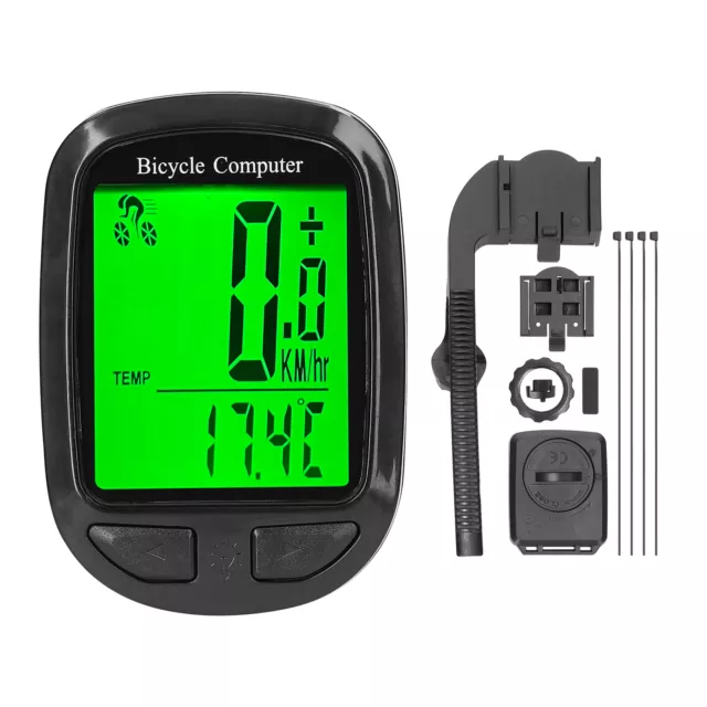 Ordinateur de vélo sans fil  Compteur de vitesse numérique pour vélo I6P9
