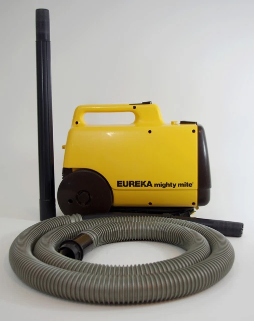RARE VINTAGE 7AMP Eureka Mighty Mite 3110 B Canister Vacuum WORKS GREAT