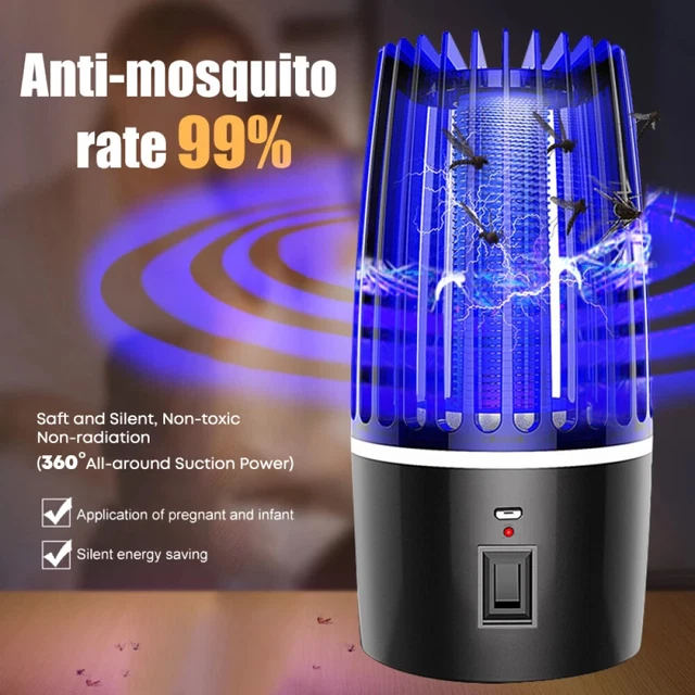 Moskito Killer Insektenvernichter Elektrisch LED Insektenlampe Mückenfalle USB