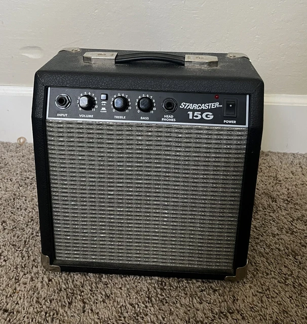 Fender Starcaster 15G 28 Watt Guitar Amp and Music Amplifier PR 357 Black