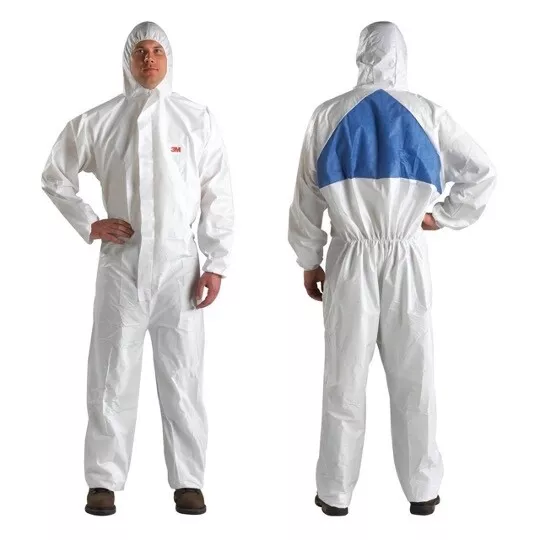 3M Paint shop Protective Coverall Overall 50198 Type 5/6 size Medium spray suit