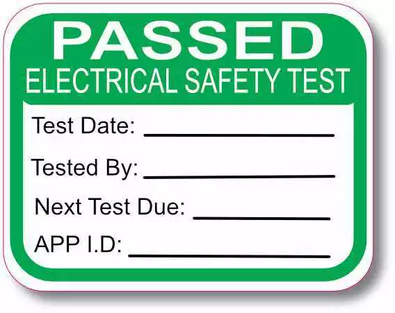 100 PAT Test Labels/Sticker(Portable Appliance Safety Stickers) Vinyl NOT PAPER