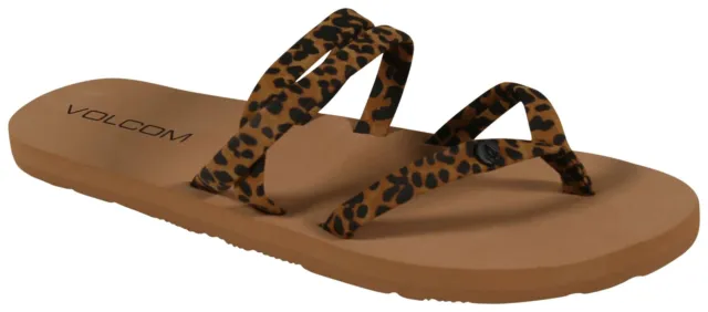 Volcom Girl's Easy Breezy Sandal - Cheetah - New
