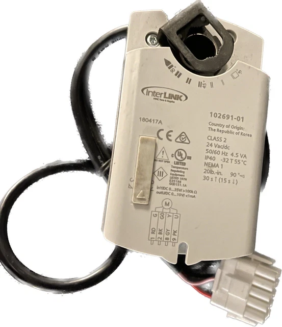 Lennox 77W90 Actuator Motor, 24VAC/VDC, 102691-01