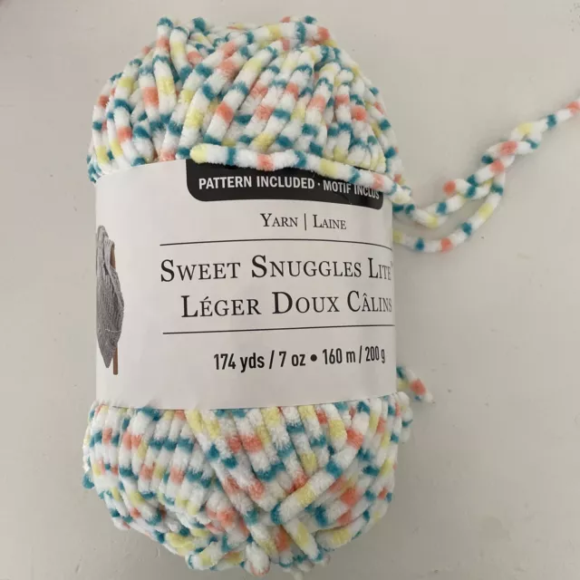 2 Loops & Threads SWEET SNUGGLES STRIPES in BLUEBELL 87yds/80m 7oz/200g 7  Wt