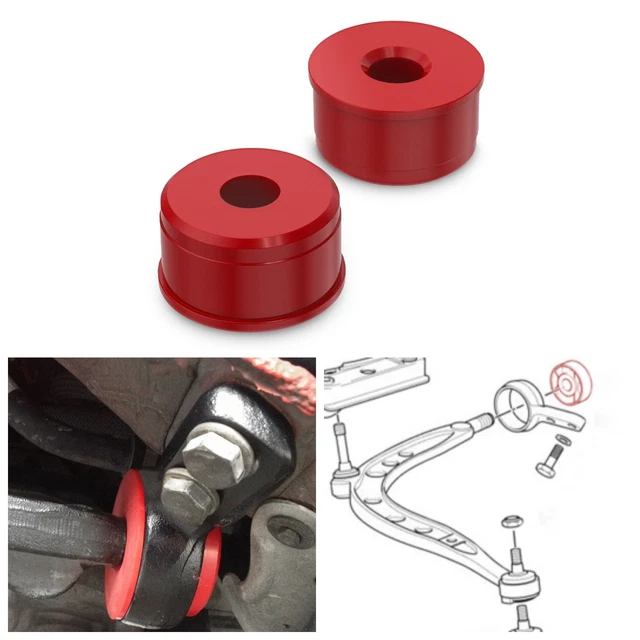 Silentblocs De Brazo Inferior Para BMW E36, E30, E46 - Hechos De Poliuretano Amarillo, Delanteros, Mejoran La Respuesta