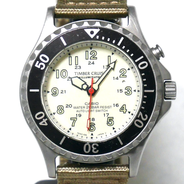 CASIO TIMBER CRUISER Tic-3 Illuminator Auto Light Watch