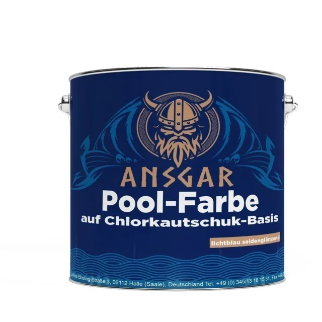 Ansgar Pool-Farbe - lichtblau - universelle Schwimmbadfarbe Schwimmbeckenfarbe