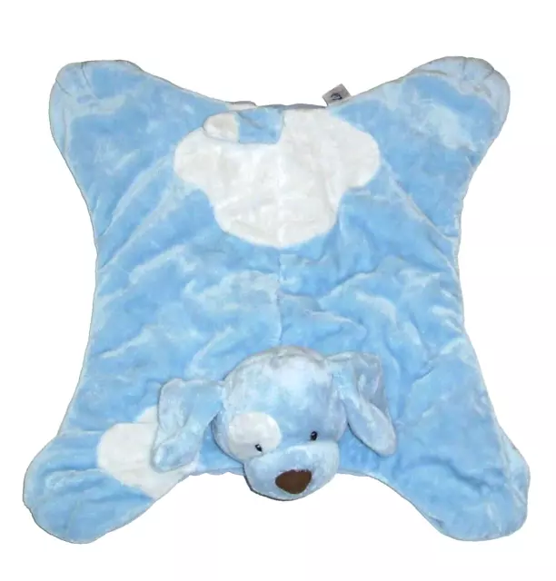 Baby Gund Blue Spunky Comfy Cozy Security Blanket Puppy Dog 058490