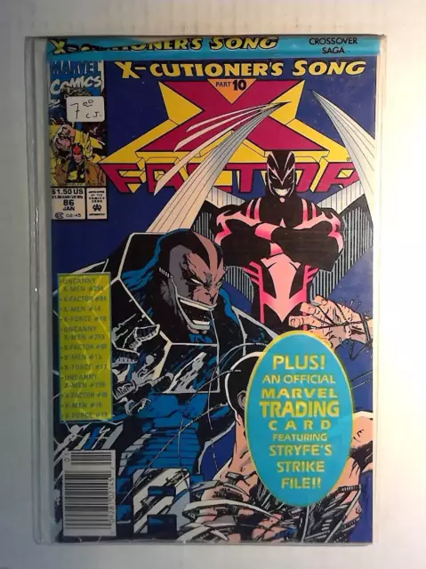 X-Factor #86 Marvel Comics (1993) NM- Polybagged Newsstand 1st Print Comic Book