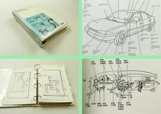 Werkstatthandbuch Ford Mondeo ab Modelljahr 1995 - 1996 Schaltpläne