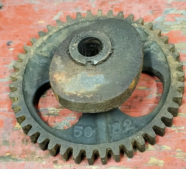 ANTIQUE VINTAGE ALAMO Hit Miss Engine 31/2hp? Cast Iron Cam Gear 29