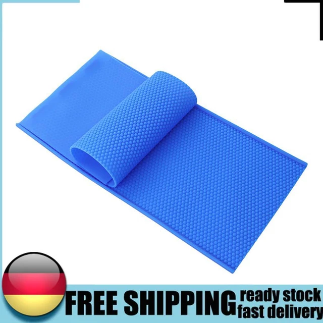 2 pz stampo cera d'api silicone fondotinta cera d'api pressa strumento per apicoltura (blu)
