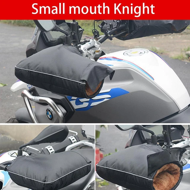 Windproof Motorcycle Handlebar Muffs Thickened Warm Handle Bar Protective Gloves