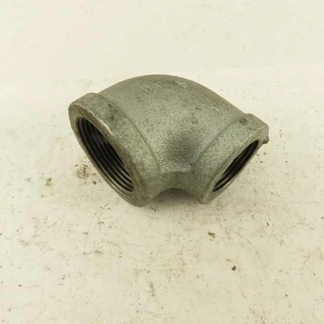 Anvil 1-1/4" to 1" NPT 90° Reducing Elbow Galvanized Iron Pipe Schedule 40