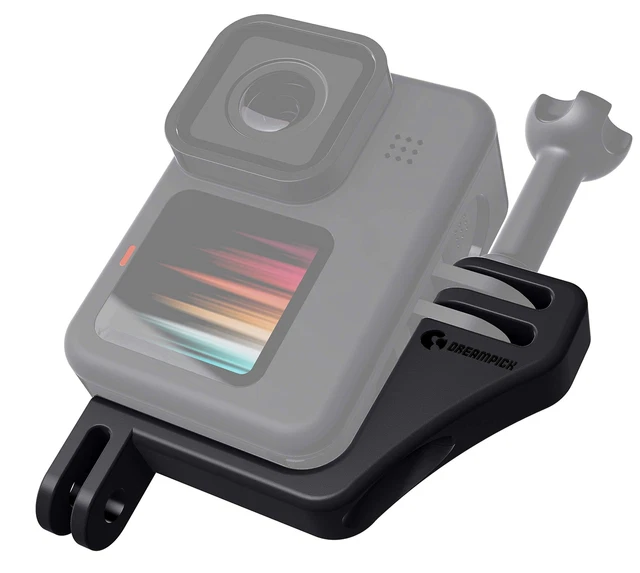 DREAMPICK FIXATION VERTICAL pour GoPro Hero 11 10 9 8 7 6 5 4 DJI Osmo ...
