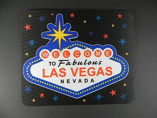 Las Vegas Nevada Mouse Pad Mousepad Welcome Sign 23 cm Souvenir Amerika