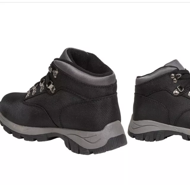 DEER STAGS Kids Toddler Boys Walker Waterproof Hiking Boots Gray/Black 12 M Used 3