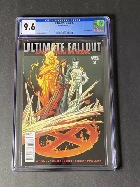 Ultimate Fallout #3 CGC 9.6 White Pages Miles Morales Preview 2011