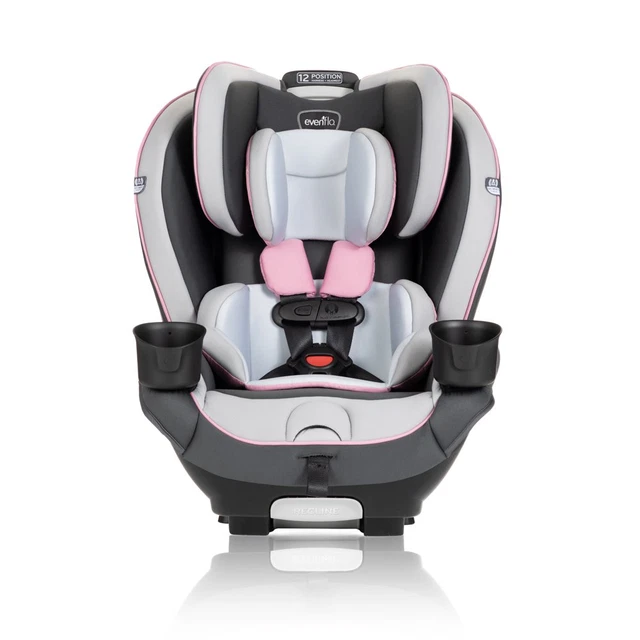 Infant Toddler Convertible Car Seat 4-in-1 Front Rear Facing Adjustable Pink