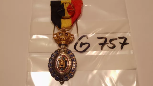 Orden Belgien Verdienstorden für Arbeiter mit Rosette (g757)